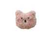 Novo urso de blush cacheado acessórios diy urso de pelúcia desenho animado orelha de morango cabeça de animal urso chapéu acessórios para roupas