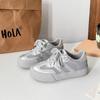 Zapatos Blancos de Suela Gruesa Estilo Chic Coreano para Mujer 2024 Verano Nuevo Combinación Explosiva Transpirables Modernos Deportivos Casuales