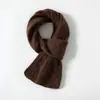 Bufanda de Punto Trenzado Gruesa de Doble Capa 100% Lana Nueva Otoño/Invierno 2026 Calentador de Cuello Versátil Protector de Cuello Chal