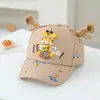Boné de Baseball Infantil com Estampa de Girafa e Letras, Fofo e Super Adorável para Bebês, Boné para Protetor Solar ao Ar Livre, Fabricante
