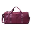 Bolsa de yoga estilo LULU com separação para itens secos e molhados, bolsa feminina para natação e fitness, bolsa de armazenamento para bagagem, bolsa de viagem de grande capacidade