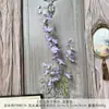 Flor Artificial Andorinha de 3 Pétalas Sem Folhas para Casamento, Flores Artificiais de Seda, Enfeites Prontos, Flores Decorativas para Sala de Estar Atacado