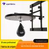Suporte Espesso de Madeira para Bola de Boxe Pera Treinamento de Coordenação Fitness Bola de Velocidade de Boxe Altura Ajustável Placa de Bola de Reação Suspensa