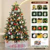 Árbol de Navidad de PE 1.68m /2.1/2.4/ 3m Paquete de Decoración Árbol Escena de Hotel Luces de Colores Lentejuelas
