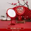 Artículos de Boda, Espejos de Boda, un Par de Artículos de Dote Nupcial para la Novia, Artículos de Dote Rojos, Maquillaje, Decoración de la Habitación de Boda