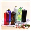Garrafa de Alumínio Azul com Tampa 500ml Garrafa de Hidrossol 500ML Tampa de Rosca de Alumínio Garrafa PET Garrafa para Gel de Banho Garrafa para Loção