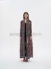 Gabardina de Estilo Otoño-Invierno para Mujer, Cárdigan Estampado Plegado Issey Miyake, Gabardina Larga, Gabardina tipo capa