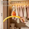 Colgador de Ropa de Muñeca de Calabaza Lindo para Balcón Uso en Casa, Colgador Cartoon Engrosado Antideslizante para Dormitorio de Estudiante