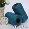 Fio de seda gelada fio de três fios crochê manual gancho de sapato bolsa chapéu conjunto de xícara fio de seda brilhante almofada de carro
