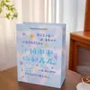 Nova Sacola de Presente com Texto Filhote de Cachorro Literatura Fofa Bolsa Tote para Presente Sacola de Papelão Espesso Sacola de Armazenamento de Presente