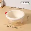 Cesta escurridora estilo Dopamine para sala de estar, frutero de alta estética, herramienta para lavar frutas y verduras, lavabo para verduras de doble capa engrosada