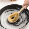 Cepillo para Ollas con Cerdas de Mango Largo para Uso Doméstico, Herramienta Colgable para Limpiar Ollas Antiadherentes con Aceite, Cepillo Especial para Lavar Platos de Cocina que No Daña las Ollas