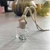 Botella de Perfume para Coche en Forma de Corazón, Botella de Fragancia Recargable, Botella de Colección, Botella de Fragancia Recargable, Adorno Colgante, Colgante de Accesorio de Viaje