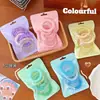 Diadema de dopamina personalizable, scrunchie de color degradado de cable de teléfono, banda para el cabello sin costuras para mujer, cuerda elástica grande para el cabello