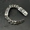 Nuevo y elegante pulsera de cruz para hombres a la moda, colección de pulseras vintage hechas a mano de alta gama europeas y americanas, directo del fabricante
