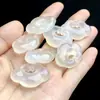 Joia Pingente Cadeado Ruyi de Ágata Amarela Tipo Gelo Face Dupla, Pingente Cadeado Nuvem de Calcedônia Rosa Gelo-Transparente, Pingente de Jade, Corrente para Pendurar Thangka
