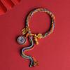 Thangka estilo Tíbet Ocho Dioses Patronos Cinco Maestros Manjusri Thangka estilo Tíbet Cuerda de Mano Pulsera Zakiram Femenina Regalo Masculino