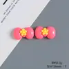 Parche de joyería con hebilla de zapato, hebilla de zapato, lazo de flor brillante de cinco pétalos, hecho a mano con pegamento en crema.