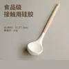 Direto da fábrica cabo de madeira silicone resistente a alta temperatura espátula colher colher antiaderente cozimento especial conjunto de utensílios de cozinha de silicone