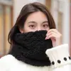 [Desconto Instantâneo de 5 Yuan para Iniciantes] Novo Cachecol Quente para Pescoço Feminino, Cachecol de Cor Lisa, Protetor de Pescoço Versátil de Gola Alta para o Inverno