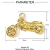Tendencia de moda moto palma rhinestone diy titanio acero colgante mujer tacones altos puño acero inoxidable joyería colgante