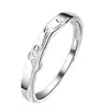 Anillo de Pareja Acacia Lila, Sencillo, Ligero, Lujoso y de Alta Gama, Anillo Abierto para Hombres y Mujeres, un Par de Regalos para Novias