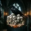Novo produto transfronteiriço Placa de Boas-Vindas Mão de Esqueleto de Halloween P