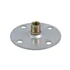 Folha de Ferro Conectora Reforçada Quadrada de Metal Acessórios para Móveis de Sofá Pernas Redondas de Madeira Pernas de Mesa Ferragens para Cadeiras Acessórios de Folha Reta