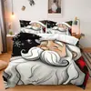 Temu Conjunto de Roupa de Cama de Três Peças de Natal Boneco de Neve de Natal Rena Decoração de Casa Conjunto de Roupa de Cama de Três Peças Pode Ser Enviado Jit