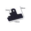 Clip de Hierro Negro Clip Universal Clip de Almacenamiento de Oficina Clip para Snacks 110mm Clip de Gestión Financiera Clip para Tablero de Fotos Clip de Almacenamiento