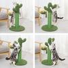 Suministros para Juguetes de Mascotas Autoentretenimiento Tablero Rascador para Gatos, Cactus Verde que No Suelta Pelo Juguete para Provocar Gatos, Estructura para Trepar Gatos
