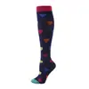 Calcetines de compresión deportivos unisex para pantorrillas, más de 200 estilos de calcetines de compresión largos para saltar la cuerda y correr, directo de fábrica