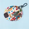 Sombrero de Sol de Verano para Gato, Sombrero de Sol de Cuero de Vaca Alemán con Agujeros para las Orejas, Sombrero de Pescador para Mascotas, Cabezal para Perro Pequeño