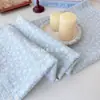 Tela de encaje de algodón cortada Impresión digital directa Estilo coreano Tela floral pequeña y fresca Ropa para mujeres y niños de estilo francés