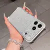 Adecuado para funda de teléfono de lujo con purpurina nueva para iPhone 17 Pro Max, funda protectora anti-caída en las cuatro esquinas para iPhone 16 15