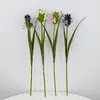 Galho Pequeno com 2 Folhas 42cm Jacinto Flor Artificial de Alta Qualidade Decoração de Casa Simulação Arranjo Floral Design Floral Criação de Arte Floral