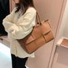 Bolso de Mano de Moda Tejido 2021 Nuevo Otoño Bolso de Mujer Bolso Tote Sencillo Bolso de Mano Retro Bolso de Hombro Versátil