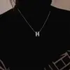Corrente de Suéter Moda Versátil Super Fada Corrente Fina Simples Luxo Leve High-End Corrente de Clavícula Presente de Aniversário para Namorada