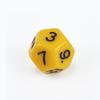 Tutorial de Mesa para Jogo de RPG com Dados de Acrílico: Jogo de Tabuleiro d12, Dados Transparentes de 12 Lados COC com Textura de Pérola (Cooperação transfronteiriça)