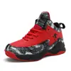 Zapatos de Baloncesto para Niños Zapatos Infantiles Comercio Exterior Parte Superior de Cuero de Caña Media Ligeros Zapatos para Correr Para Niños Mayores