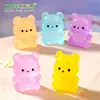 Muñeco de Oso Luminoso de Dibujos Animados Lindo Decoración DIY para Casa de Muñecas Accesorios de Bolsa Sorpresa Adornos Pequeños para Paisajes en Miniatura de Escritorio