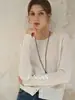Ropa Zhengqite/2026 Suéter Cardigan de Punto Simple con Botones y Cuello Redondo 100% Lana para Mujer