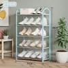 Producto de Venta Caliente Transfronterizo, Se Puede Enviar en Nombre de Otros, Zapatero Simple de Tubería de Acero Multicapa, Zapatero Pequeño para Dormitorios de Estudiantes, Zapatero, Almacenamiento de Zapatero para Niños