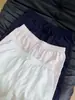 Calça de Linho Tencel Branca de Perna Larga para Mulheres, Novo Estilo Fino de Verão 2026, Estilo Old Money, Calça Casual Reta com Caimento de Liocel