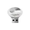 Luz ambiental USB para coche luz ambiental multicolor inalámbrica para coche luz LED interior para coche luz interior de coche colorida intermitente