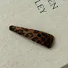 Pinza para el pelo Maillard Otoño e Invierno Estampado de Leopardo para Mujer 2025 Nuevo Pinza para Flequillo Roto de la Frente Pinza BB Pinza Lateral para la Oreja Accesorios para el Cabello