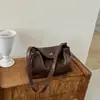 Estilo Coreano Estilo Ins Suave Funda abatible Bolso de axila para mujer Moda de otoño Bolso de hombro con temperamento Bolso cruzado versátil de lujo ligero