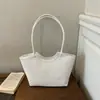 Bolsa Tote de Grande Capacidade com Textura Tecida Casual Novo Estilo Estilo Férias Bolsa de Ombro para Praia Atacado Moda Bolsa de Mão para o Dia a Dia