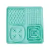 Plato Popular Transfronterizo de Silicona Multifuncional para Mascotas Anti-Atragantamiento Comida Lenta Tapete para Lamer con Ventosa Deslizante Universal para Gato y Perro