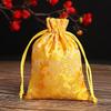 Bolsa de joyería directa de fábrica bolsa de brocado bolsa bolsa de satén con cordón hecho a mano bolsa de almacenamiento bolsa de brocado bolsa pequeña de tela